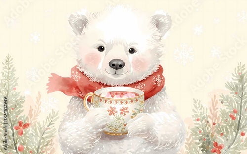 teddy bear with gift