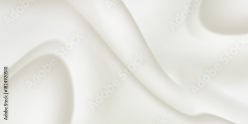 The texture of the satin fabric of white color for the background