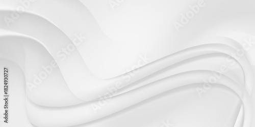 White gray satin texture that is white silver fabric silk panorama background with beautiful soft blur pattern natural.