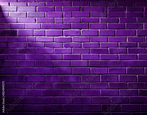 purple brick wall texture with dramatic lighting and shadows