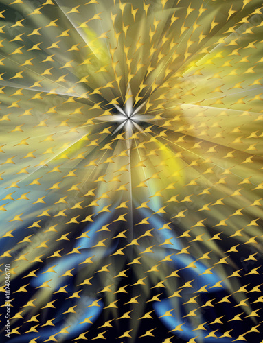 New Year and Christmas vector card graphic art IV