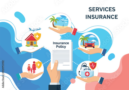 Insurance Services and Protection Policy Covering Home Car Health Family