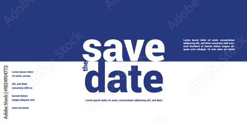 Save the date banner. Can be used for business, marketing and advertising. logo graphic design of event summit made for Technology and upcoming events. Vector EPS 10	