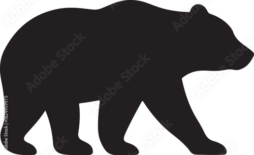 silhouette of a bear