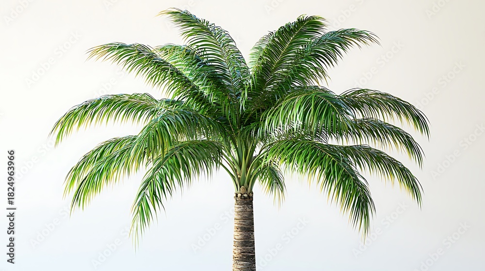 Fototapeta premium Exotic coconut palm view high resolution picture