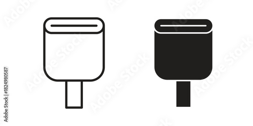 USB type c icons in simple black style symbol sign for apps and website