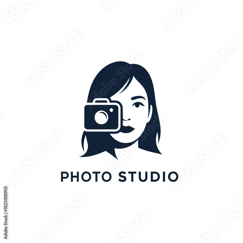 A green camera with a blue lens.