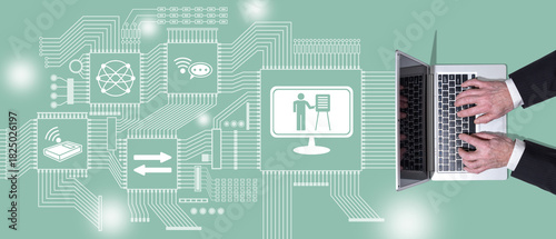 Concept of online school