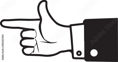 Thumbs up and down vector illustration icons set. Thumbs emoji icon in flat outline and editable stroke line art.
