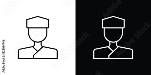 Concierge icons big set. A collection of simple black symbols