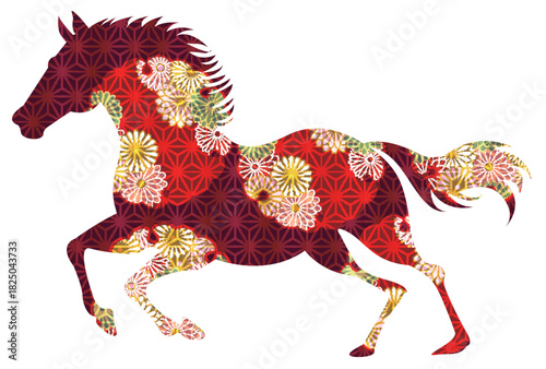 午　年賀状　干支　アイコン