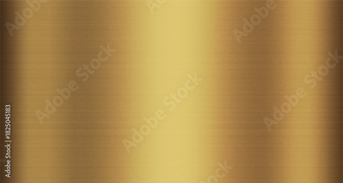 Brushed brass metal background.