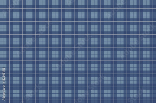 Storm blue checkered plaid pattern, tartan plaid seamless pattern background. Classic check fabric texture background for apparel, textile and formal fashion design