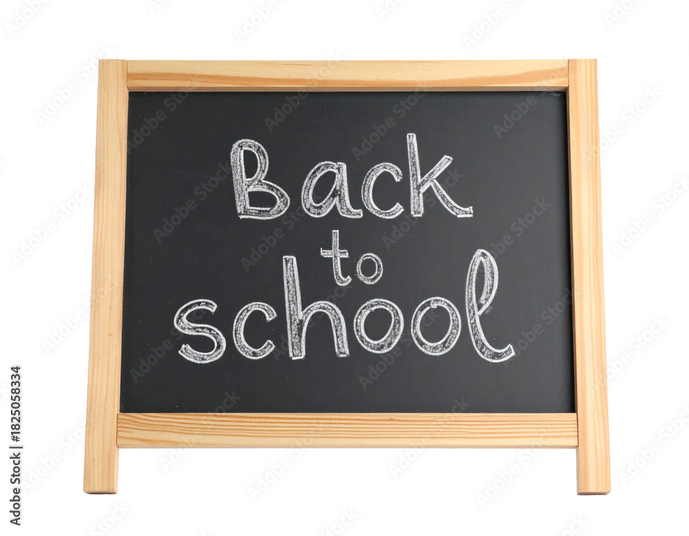 Obraz premium Back to School Chalkboard Message