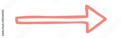 arrow doodle icon. Vector doodle illustration icon isolated on white bg