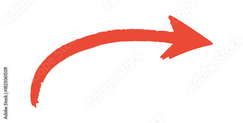 direction arrow doodle icon. Vector doodle illustration icon isolated on white bg