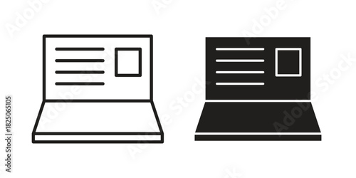 Bankbook icons. High-quality vector designs