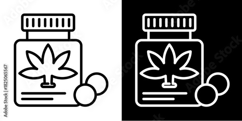 Drugs  Icon Set White Mix Style Collection