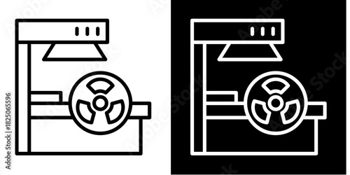 Radiotherapy  Icon Set White Mix Style Collection