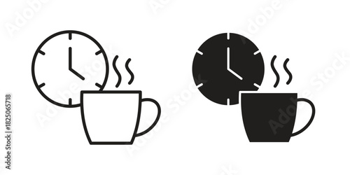 Break icons. High-quality vector designs