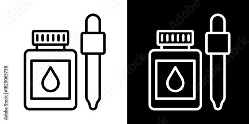 Dropper  Icon Set White Mix Style Collection