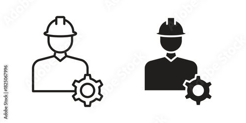 Civil Engineer icons. High-quality vector designs