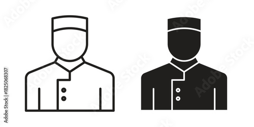 Concierge icons. High-quality vector designs