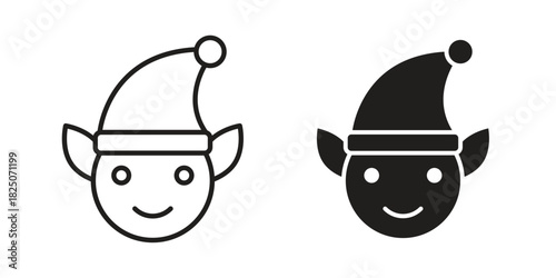 Elf icons. High-quality vector designs