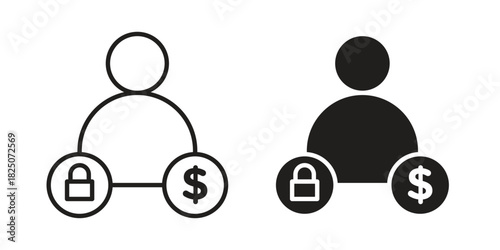 Guarantor icons. High-quality vector designs