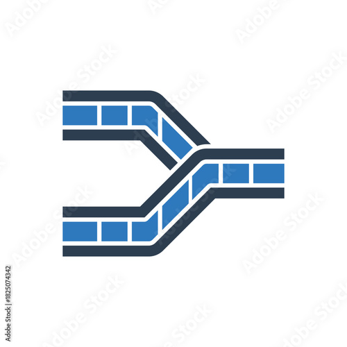 Railway Switch Icon