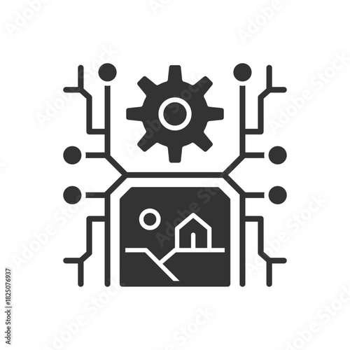 AI Image Generator With Gear Icon