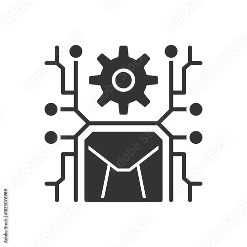 AI Email Generator With Gear Icon 