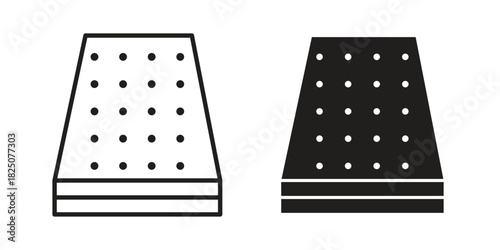 Mattress icons. High-quality vector designs