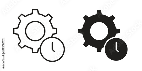 Productivity icons. High-quality vector designs