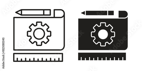 Prototyping icons. High-quality vector designs