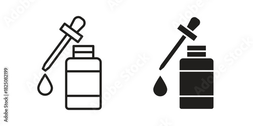 Serum icons. High-quality vector designs