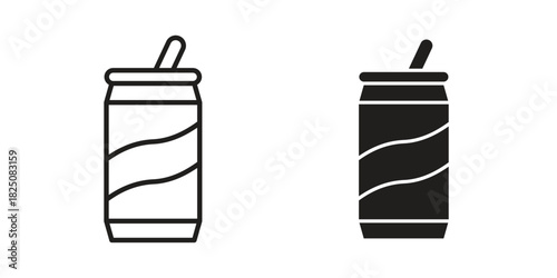 Soda can icons. High-quality vector designs