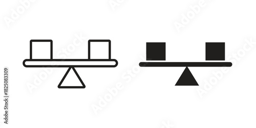 Stability icons. High-quality vector designs
