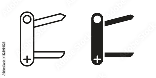 Swiss Knife icons. High-quality vector designs