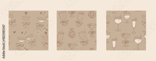 Cocktail Creative Pattern Bundle