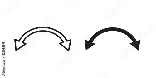 Two side icons. High-quality vector designs