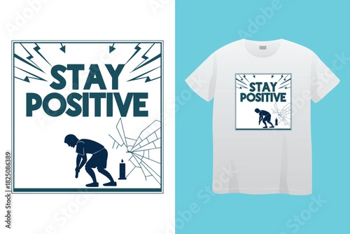 Inspirational TShirt Design Featuring Stay Wild Message and Year 2026 Typography