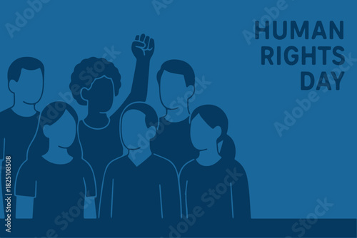 Human Rights Day Celebrating Diversity and Equality. A Call for Justice and Freedom for All People. Embrace Unity