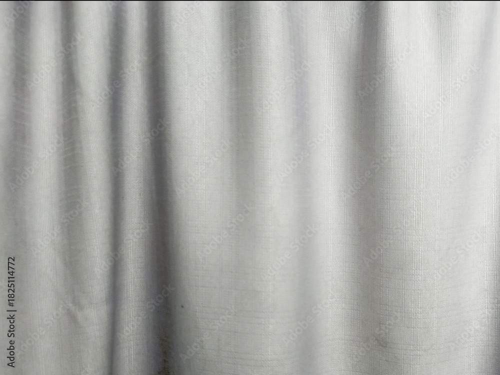 Fototapeta premium Calm Grey Fabric Surface with Natural Flowing Folds