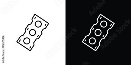 Car gasket icon symbol, Set of line icons pack