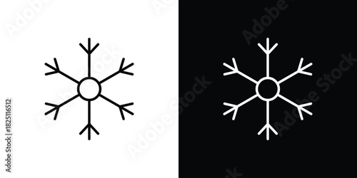 Cold icon symbol, Set of line icons pack