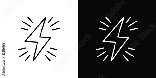 Conflict icon symbol, Set of line icons pack