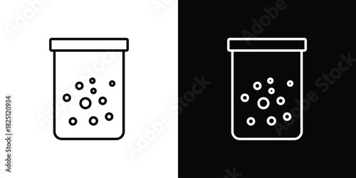 Hard Water icon symbol, Set of line icons pack