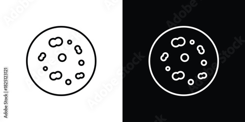 Leukemia icon symbol, Set of line icons pack