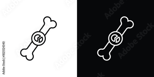 Multiple myeloma icon symbol, Set of line icons pack